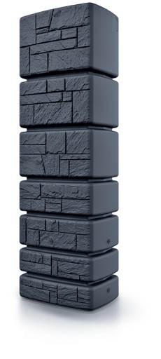 РЕЗЕРВУАР ДЛЯ ДОЖДЕВОЙ ВОДЫ Waterform Aqua Tower [350л] АНТРАЦИТ PROSPERPLAST