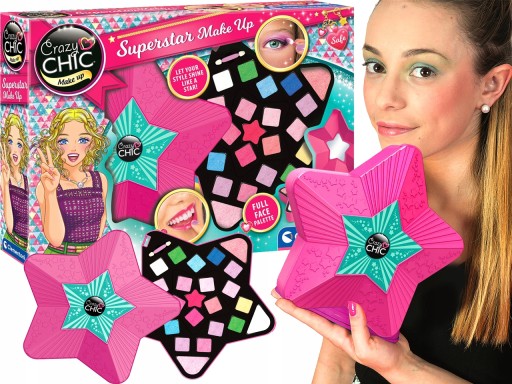 KOSMETYKI ZESTAW DO MAKIJAŻU CLEMENTONI CRAZY CHIC