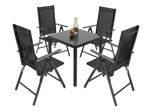 Набор садовой мебели Стекло Table 4 Стулья