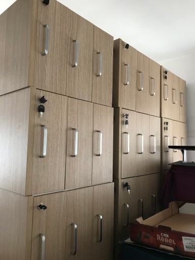 Стол офисный с контейнером 180*80+60*80 Дуб НС