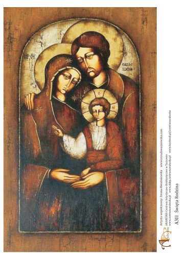 Papier ryżowy Arabeska A3 - Święta Rodzina