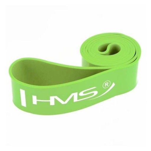 GUMA DO ĆWICZEŃ OPOROWA HMS GU05 LIME 83 x 4.5 x 2080 MM FITNESS