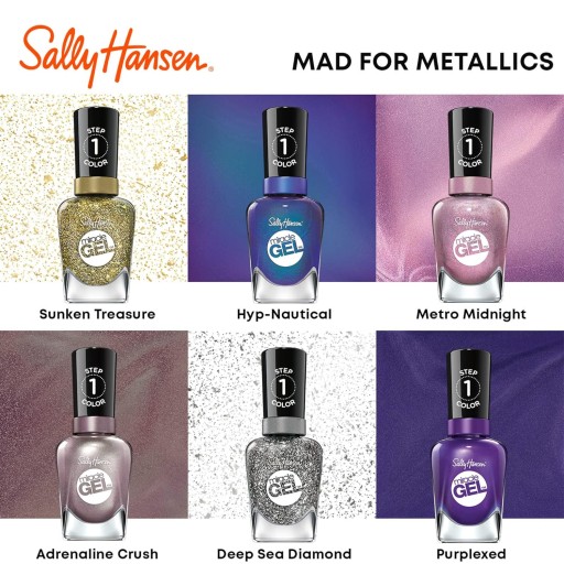Гель-лак для ногтей Sally Hansen Miracle Metro Midnight 564