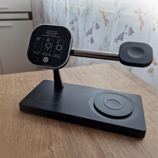 Зарядная станция 6 в 1 для Apple Watch Airpods iPhone Samsung Galaxy Watch Buds