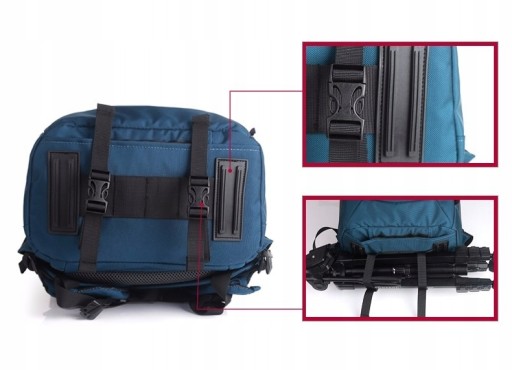 Plecak fotograficzny Careell laptop 15 statyw pom