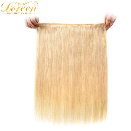 Doreen 100% Human Hair bundles Brazilian Straight Hair Weaves Weft
