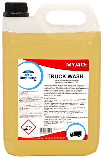 Мощный активный пенный препарат EASY TRUCK WASH 5L
