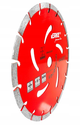 TARCZA DIAMENTOWA SEGMENTOWA DO BETONU KOSTKI KAMIENIA 230MM x 22,2 SEGMENT