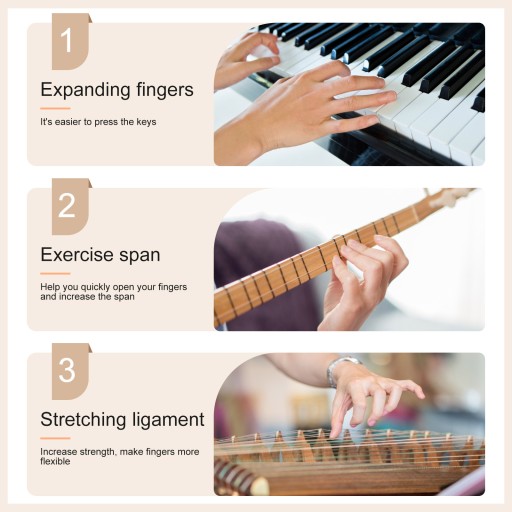 ĆWICZNIK PALCÓW RĘCZNY EKSPANDER INSTRUMENTÓW MUZYCZNYCH