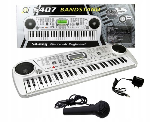 KEYBOARD Organy Pianino DLA DZIECI Organki Elektryczne + Mikrofon Pianinko