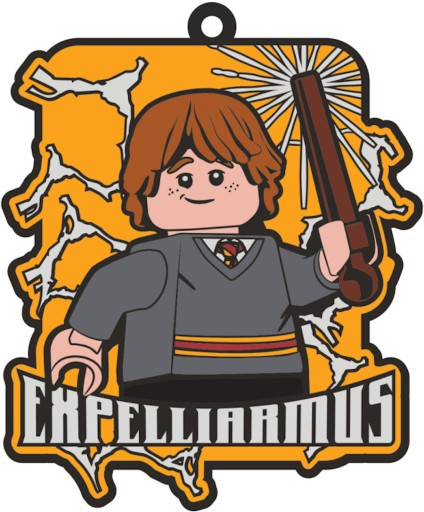 LEGO ГАРРИ ПОТТЕР МАГНИТ РОН УИЗЛИ ЭКСПЕЛЛИАРМУС