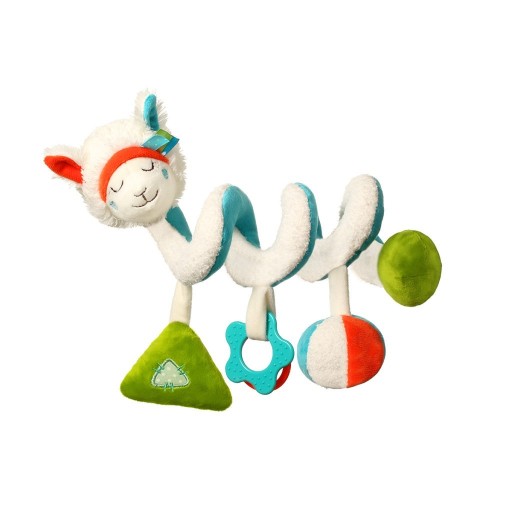 BabyOno СПИРАЛЬНЫЙ КУЛОН ДЛЯ КОЛЯСКИ LLAMA ZIGGY
