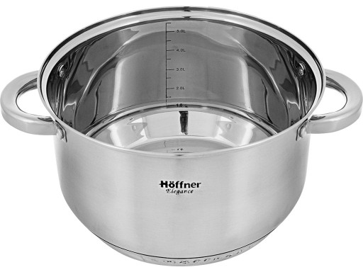 Набор кастрюль из нержавеющей стали Hoffner 10EL