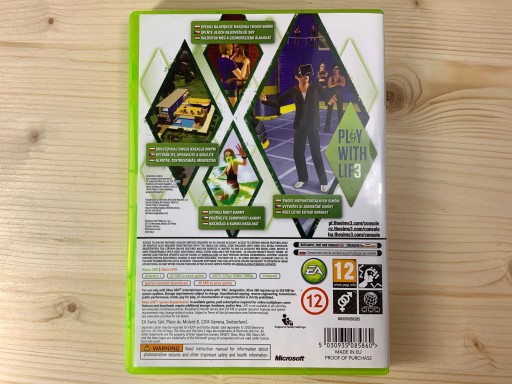 THE SIMS 3 Perfect Disc - полный комплект Z PL XBOX 360