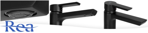 Смеситель для умывальника ARGUS High Black - REA