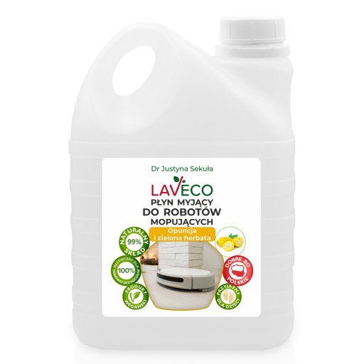 2 л - Жидкость для роботов-уборщиков и пылесосов для уборки пола LAVECO.