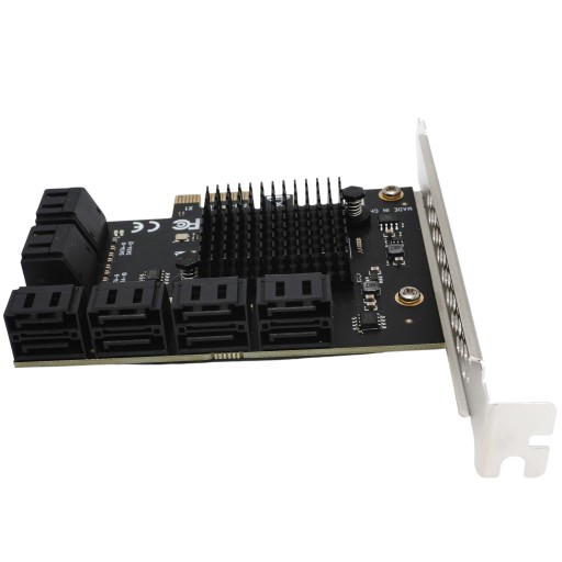 Карта адаптера PCI PCIe 1X–12x SATA 3.0 Serial ATA
