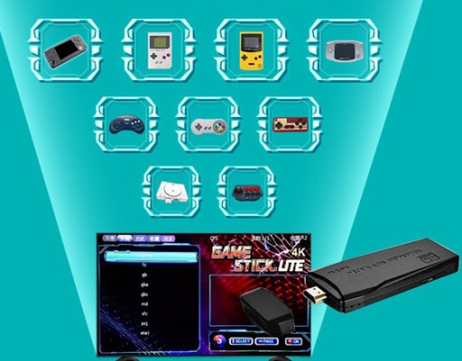 M8 РЕТРО ТВ-КОНСОЛЬ ТВ-ИГРА 2PADS +20000 ИГР HD