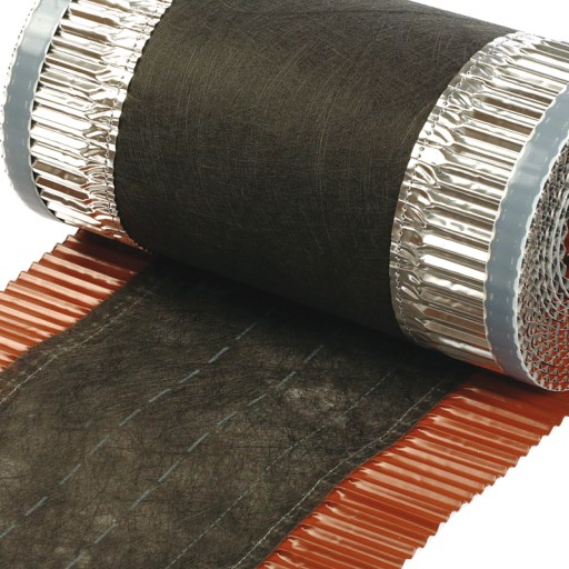 Коньковая лента МДМ Vent-Roll 5м х 300мм, черная