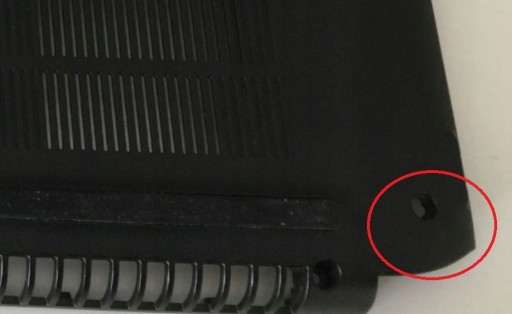 ACER A715-71G нижний регистр