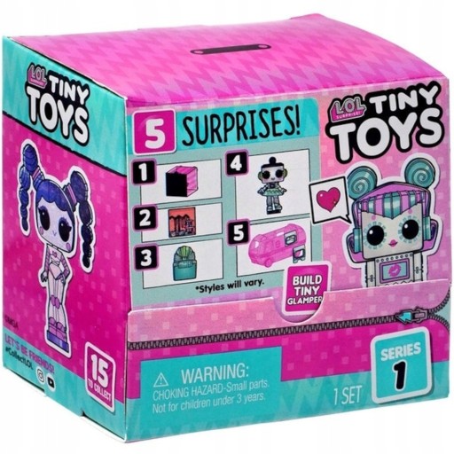 LOL SURPRISE! TINY TOYS SERIA 1 MGA MINI LALKA LALECZKA + AKCESORIA