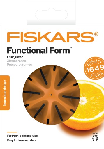 FISKARS FUNCTIONAL FORM Ручная соковыжималка для цитрусовых для лимонного сока