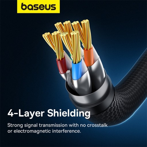 БЫСТРЫЙ СЕТЕВОЙ КАБЕЛЬ BASEUS RJ45 кат.7, 10 Гбит/с, ИНТЕРНЕТ-КАБЕЛЬ, 25 м