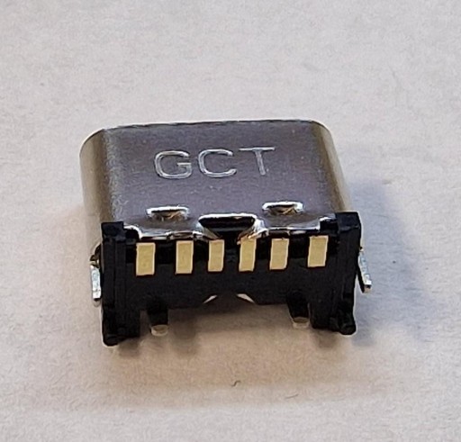 Gniazdo Złącze Pionowe USB-C USB C USB007
