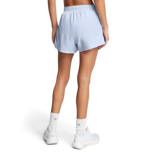 Damskie spodenki do biegania Under Armour UA Fly By 3'' Shorts - niebieskie