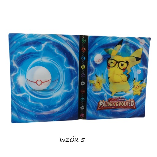 KARTY POKEMON NOWA SERIA SCARLET VIOLET 60SZT + GRATIS ALBUM 240 EFEKT 3D