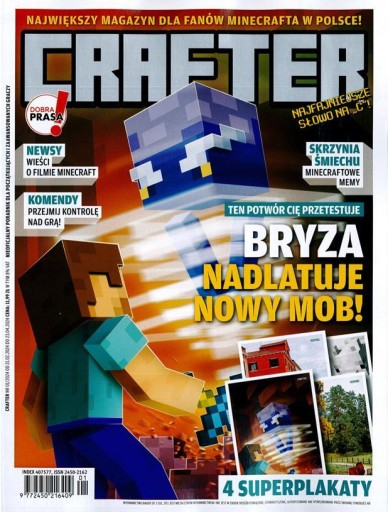 CRAFTER №1/2024 - журнал для фанатов MINECRAFT