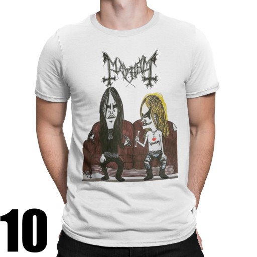 MAYHEM Футболка BLACK METAL 11 дизайнов размер XXL
