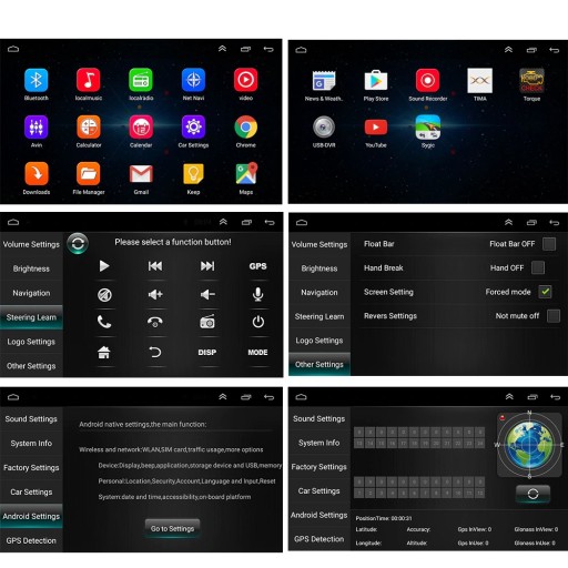 РАДИО 2 DIN ANDROID VW GOLF PASSAT SKODA SEAT