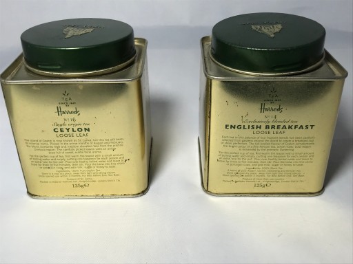Металлические контейнеры для чая Harrods, 2 шт.