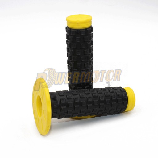 YellowMotorcycle Grip Pro Конические рукоятки Резина 22 мм Двухцветная подушка