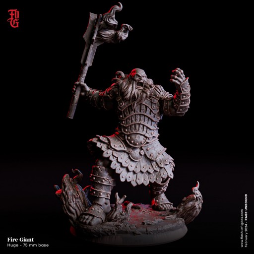 Фигурка Огненный Гигант DnD Pathfinder RPG