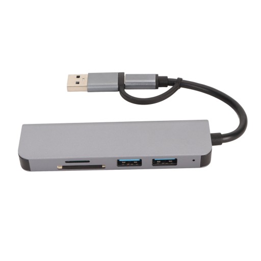 Hub USB 3.0 5 w 1 3 karty pamięci USB Porty kart