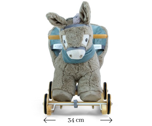 Качалка-качалка DONKEY 2in1 RIDE-OVER, детская качелька-качалка-качалка для лошади