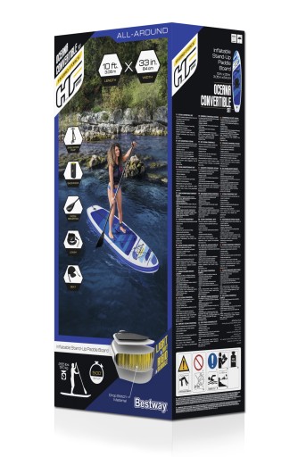 MOCNA DESKA SUP OCEANA CONVERTIBLE 305x84 BESTWAY 65350 + POMPKA + WIOSŁO