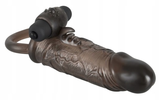 Удлинитель пениса с вибрациями REBEL - 16см