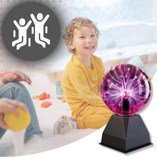 Детская настольная лампа Magic Desk Plasma Ball, большая В ПОДАРОК