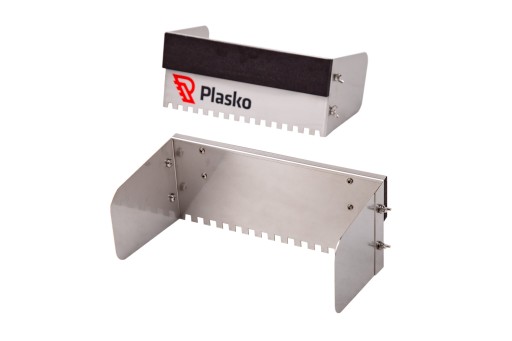Plasko SOLID 12 зубчатый шпатель с чехлами 300мм