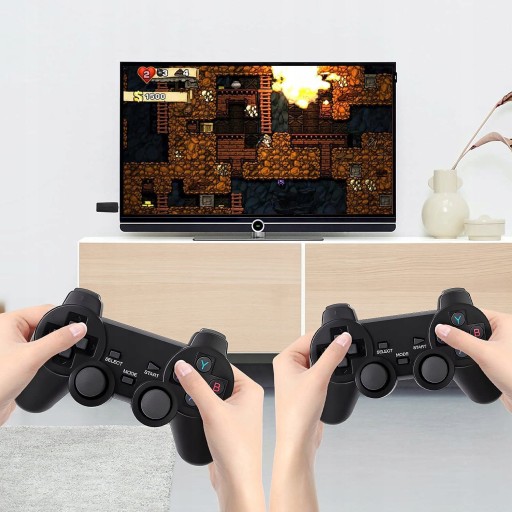 БЕСПРОВОДНАЯ КОНСОЛЬ РЕТРО HDMI 2 ПАНЛОДА + 15 000 ИГР