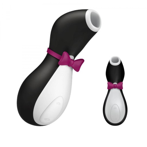 Стимулятор клитора Satisfyer Pro Penguin Next Generation, черный и белый
