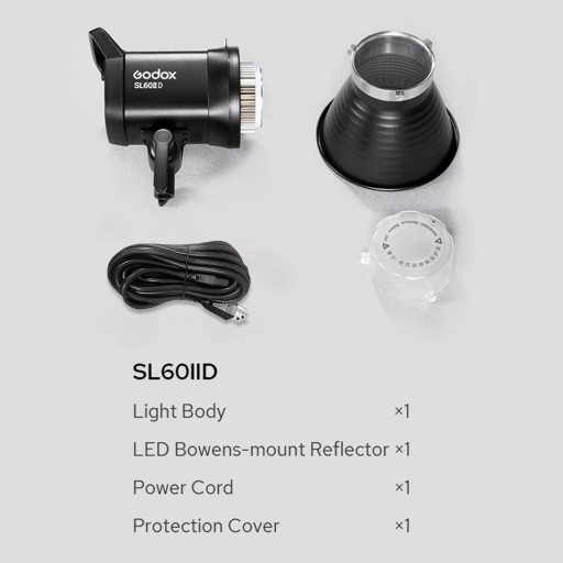 Godox SL60IID Портативная студийная светодиодная видеолампа 70 Вт