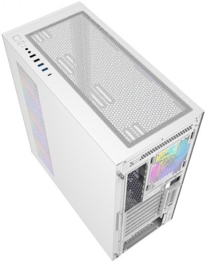 БЕЛЫЙ ИГРОВОЙ ЕМКОСТЬ ЦВЕТНАЯ RGB ВЕНТИЛЯТОРЫ ОКНО РАСШИРЕННЫЙ ATX