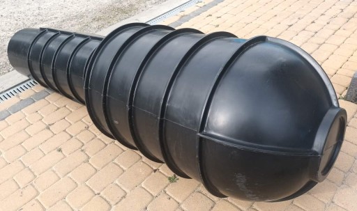 РЕЗЕРВУАР КАНАЛИЗАЦИЯ НАСОСНАЯ СТАНЦИЯ колодец ZP150/155 fi300 150л высота 155см + КРЫШКА