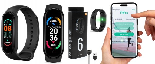 SMARTBAND M6 ZEGAREK SPORTOWY KROKOMIERZ PL