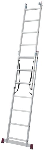 Многофункциональная алюминиевая лестница 3х7 Krause Corda 030375 ВЫСОТА. РОБ. 5,10 М