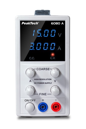 Peak Tech 6080 Блок питания AC/DC 15 В 3 А 45 Вт PeakTech